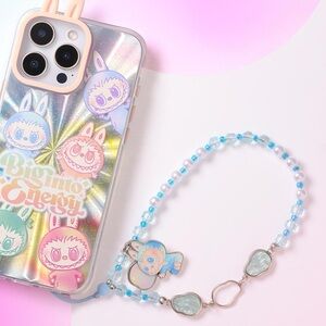 HOPE/BLUE - Pop Mart Labubu Big Into Energy Phone Charm Wrist Strap Confirmed🌟